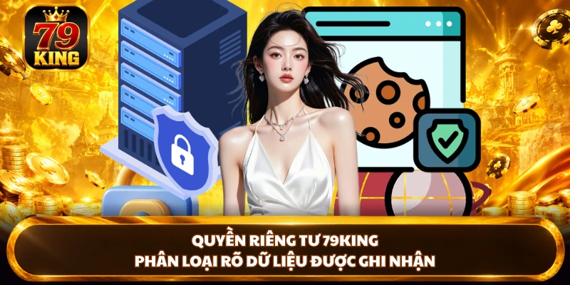 Quyền riêng tư 79KING phân loại rõ dữ liệu được ghi nhận